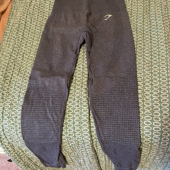 Gymshark Vital Seamless 2.0 Leggings Evening Blue Marl - Picture 4 of 5